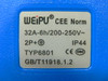 Weipu Typ6801 Industrial Socket Connector Aviation Plug 200/250V