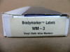 Brady Wm-3 Wire Marker Label Cards Number Full Box