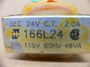 Hammond 166L24 Power Transformer Pri: 115V Sec: 24V 2.0A