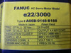 Fanuc A06b-0146-B077, 3Kw Servo Motor, 178V, 100Hz, 1500 Rpm