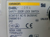 Omron D4bl-2Dra Solenoid Interlock Safety Door Switch 24Vdc