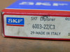 Skf 6003-2Z/C3 Metal Shield Ball Bearing