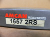 Amcan 1657-2Rs Sealed Radial Ball Bearing