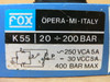 Fox K55 Solenoid Valve
