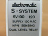 Electromatic Sv190-120 Dual Level Relay 120V
