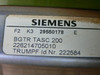 Siemens/Trumpf Bgtr Tasc 200 Plc Chassis Rack