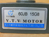 Vtv Motor 60Jb-15G8 Speed Reducing Motor 1:15 220V