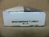 Brady Wm-L-Pk Wire Marker Label Cards Number Full Box