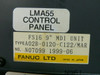 Fanuc 44A735023-G02 A02b-0222-C058 A02b-0120-C122/Mar Control Panel - Lma55