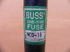 Bussmann Nos-15 15A One-Time 600V Fuse Class K5