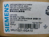 Siemens 3Rv1021-0Ga10 Circuit Breaker 0.45 - 0.63A