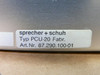 Sprecher + Schuh Pcu-20 Cpu Module