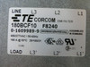 Te Connectivity 180Bcf10 Emi/Rfi Filter 480V 180A