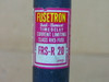 Bussmann Fusetron Frs-R-20, 20 Amp 600 Vac Fuse