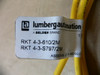 Lumberg Automation Rst 3-Rkt4/3-S797/2M Cable 3P Male 4P Female