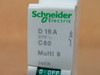 Schneider Electric 24508 Multi 9 D16a C60 Miniature Circuit Breaker 16A 1 Pole