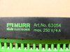 Murr Elektronik 63054 Eurocard Holder Skpd 48/1 F, 250V/4A Screw Terminal