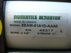 Numatics Seam-01A1d-Aaa0 A-Series Pneumatic Cylinder 2.5" Bore 1" Stroke