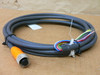 Industrial Sensor Cable C-Id7-M-3M W/ 5-Pin M12 Angled Female Connector 3M