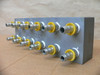 Industrial Quick-Connect Manifold 10-Port Hydraulic/Pneumatic Coupler Block