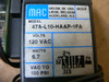 Mac Valves 47A-L10-Haap-1Fa Solenoid Valve 120 Vac 100 Psi