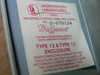Hoffman Industrial Control Panel Enclosure Type 12 & 13 No. U-678124