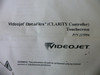 Videojet 215996 Clarity Controller Touchscreen