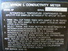 Myron L Model Ep Analog Conductivity And Resistivity Meter