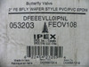 Ipex 053203 Fe Series 2 Inch Pvc Butterfly Valve
