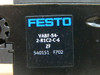 Festo Electric Vabf-S4-2-R1c2-C-6Zf Pneumatic Regulator Valve Plate 145Psi 10Bar