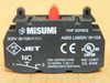 Misumi Ymp Industrial Contact Block, Normally Closed
