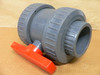 Chemkor Super Bloc 3" Gray True Union Pvc Ball Valve