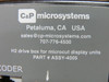 Cp Microsystems Assy 4005 H2 Drive Box