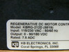 Kb Electronics Kbrg-212D 90V Dc Motor Variable Speed Drive