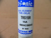 Ferraz Shawmut 600Vac/300Vdc 15 Amp Time Delay Fuse Trs15r