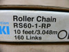 Tsubaki Rs60-1-Rp Roller Chain 10 Feet./3.084M
