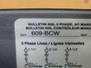 Allen Bradley 609-Bcw Manual Motor Starter
