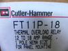 Cutler-Hammer Ft11p-18 Thermal Overload Relay