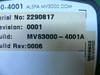 Alstom Mvs3000-4001 Alspa Mv3000 Drive Data Manager (As Is/For Parts)