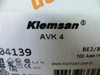 Klemsan Avk 4 Grey Din Rail Wire Terminal Avk4 Lot Of 24