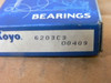 Koyo 6203C3 Single Row Ball Bearing 17 Mm Bore 40 Mm Od 12 Mm Wide