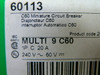 Schneider Electric Multi 9 C60 20A Circuit Breaker 1-Pole Din Rail