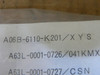Fanuc A06b-6110-K201/Xyz Shaft Connector Encoder Cable Plug Kit