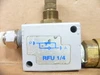 Rfu-1/4 Uni-Directional Flow Regulator Control Valve 1/4" Port