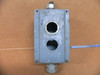 Allen Bradley 800T-2Tz 2-Hole Surface Mount Die Cast Pushbutton Enclosure Used