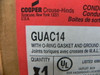 Crouse-Hinds Guac14 1/2" Explosion Proof Conduit Outlet Box