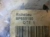 Richelieu Bp659190 Double Magnetic Catch Black 3/4" X 3" Cabinet Door Seal