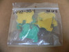 Allen Bradley 1492-Jg4 Green Yellow Wire Terminal Block Lot Of 8