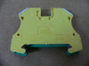 Allen Bradley 1492-Jg4 Green Yellow Wire Terminal Block Lot Of 8