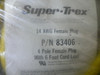 New Tpc Wire & Cable 83406 Fem Plug 4P 6 Ft Super-Trex Mini Quick Connects 600V